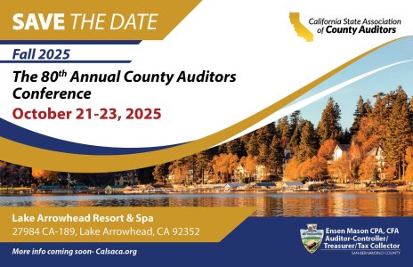 The 80th Annual County Auditors Conference - Oct 21-23, 2025