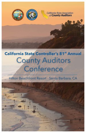 October 2026 State Controller County Auditor Conference